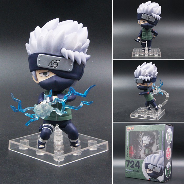 現貨 火影忍者公仔q版gsc 黏土人旗木卡卡西雷切卡卡西第七班超帥寫輪眼 蝦皮購物