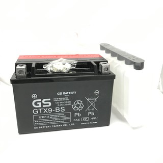 臺灣傑士(統力) GS GTX9-BS 9號電瓶 9號電池 150CC專用 151mm X 88mm X 106mm