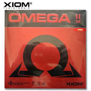 桌球孤鷹~桌球膠皮~XIOM OMEGA ⅡX~(紅黑MAX) Omega 2X 40+最新套膠到貨!