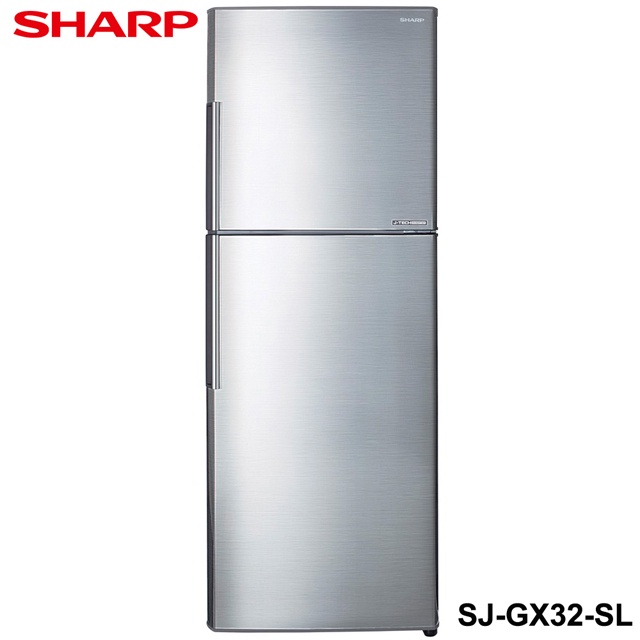 ✿聊聊最便宜✿全台配裝✿全新未拆箱 SJ-GX32-SL SHARP夏普 315L 一級能效雙門冰箱 炫銀不銹鋼