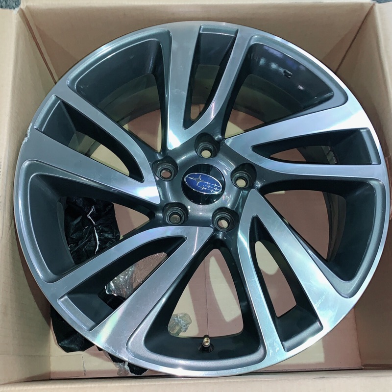 高雄人人輪胎中古有傷速霸陸subaru Levorg 18吋原廠鋁圈5孔114 3 7 5j Et55 一組四顆 蝦皮購物