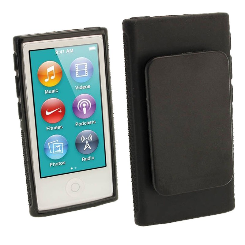 適用於 Apple iPod Nano 7 8 保護殼的 Nano7 7th 8 TPU 矽膠保護套 8 保護殼 + 皮
