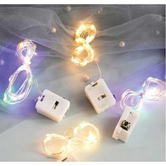 燈串 led 鈕扣電池盒花蛋糕禮品裝飾星燈聖誕燈籠自產 B + F