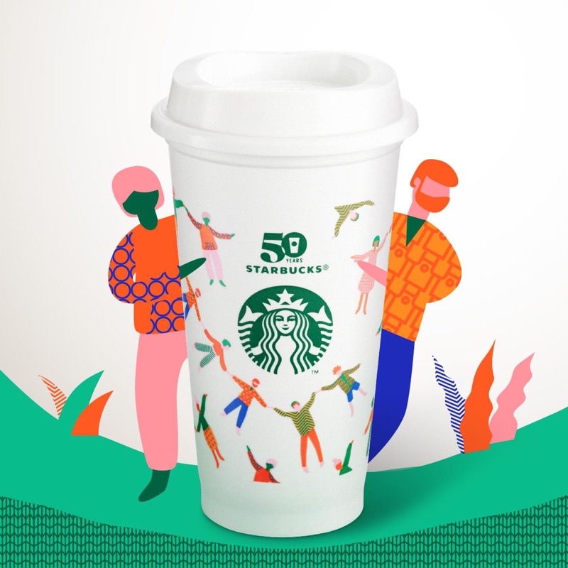 星巴克 50週年紀念隨行杯 Reusable Cup Starbucks 50th Anniversary
