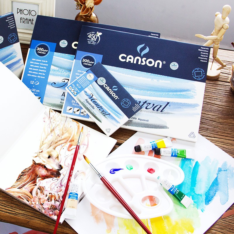300g / m2 專業水彩紙 12 / 20 張手繪水彩書, 用於繪畫美術用品
