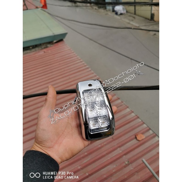 02 HINO 500 LED 車門信號燈,鍍高端電鍍邊緣。