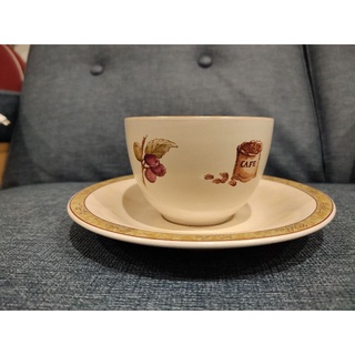 Royal Orchid stoneware/優雅咖啡杯盤組（無外盒）