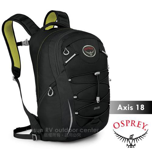 【美國 OSPREY】《送防水背包套》Axis 18L城市穿梭平板電腦筆電背包.登山健行背包.書包.自助旅行