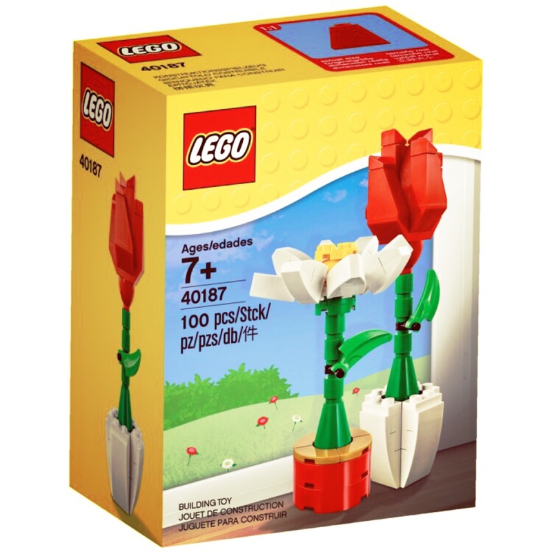 LEGO 樂高 生日禮物 情人節 母親節 節日禮物 玫瑰花朵 40187