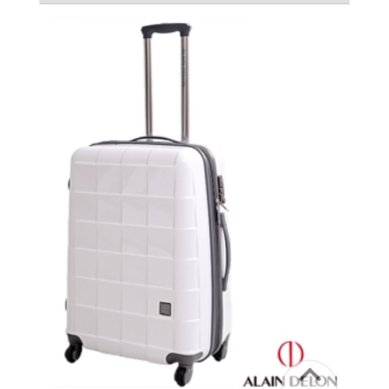 （降價）ALAIN DELON白色25吋旅行箱
