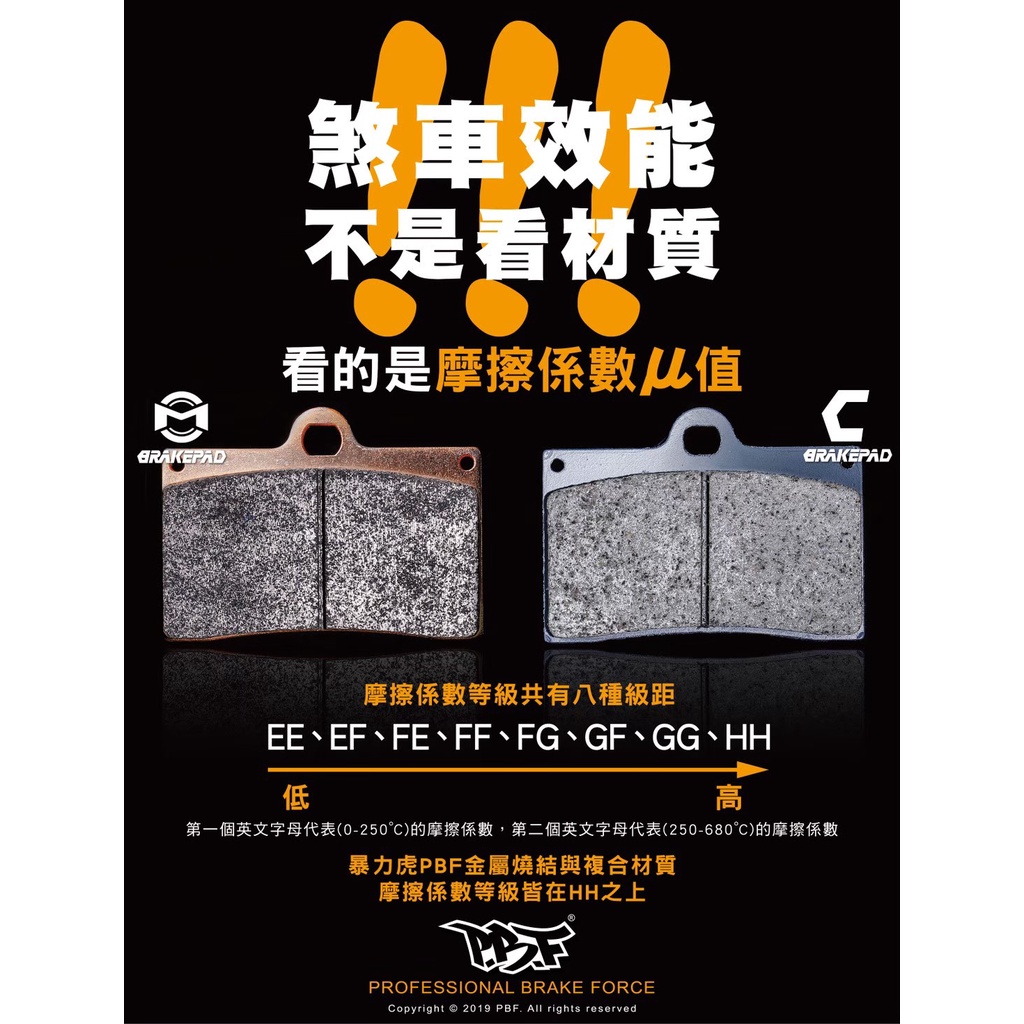 平鎮Yen 暴力虎PBF 漢堡人400 漢堡人650 漢堡人 AN650 AN400 煞車皮 陶瓷複合煞車皮