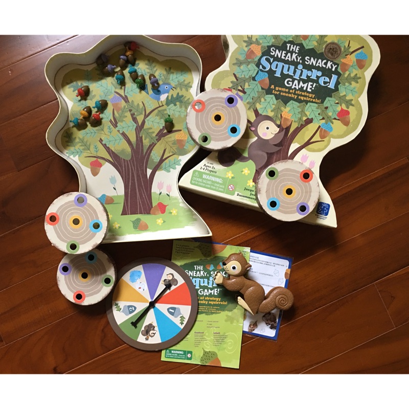 Educational Insights 美國兒童益智桌遊 - 小松鼠的橡果爭奪戰
