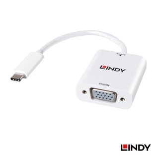 LINDY 林帝 主動式 USB3.1 Type-C to VGA轉接器 (43242)