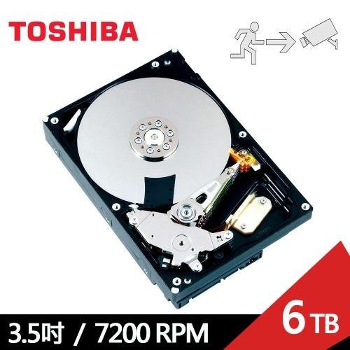 豬老大監視器 TOSHIBA東芝【影音監控】6TB 3.5吋 SATA III 硬碟