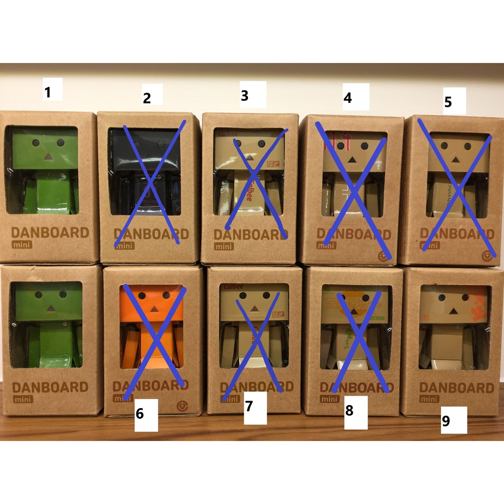 Danboard 阿楞  紙箱人  紙盒人 紙盒人偶公仔  眼睛可發光 Led  生日禮物  收藏迷必收