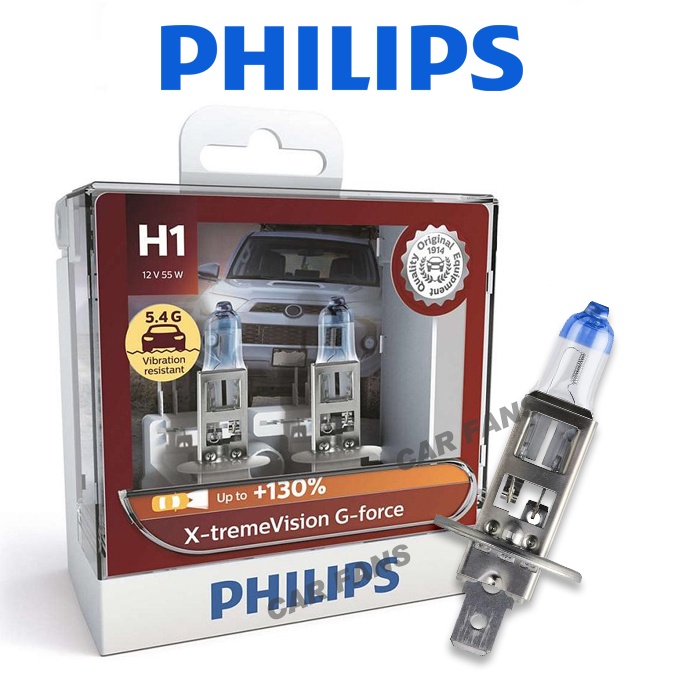 PHILIPS 飛利浦極炬光 3500K G-force加亮130% 燈泡-H1、9005、9006 提升行車視線