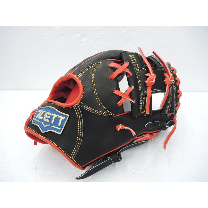 日本品牌 ZETT ~ 330系列 硬式牛皮 棒壘球手套 工字檔 12" (BPGT-33014)黑/紅