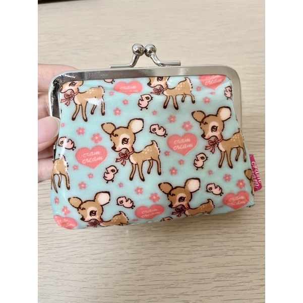 [現貨]  Cath kidston x 迪士尼聯名款 小鹿斑比零錢包 絕版 迪士尼 小鹿斑比 零錢包 碰扣 女孩零錢包