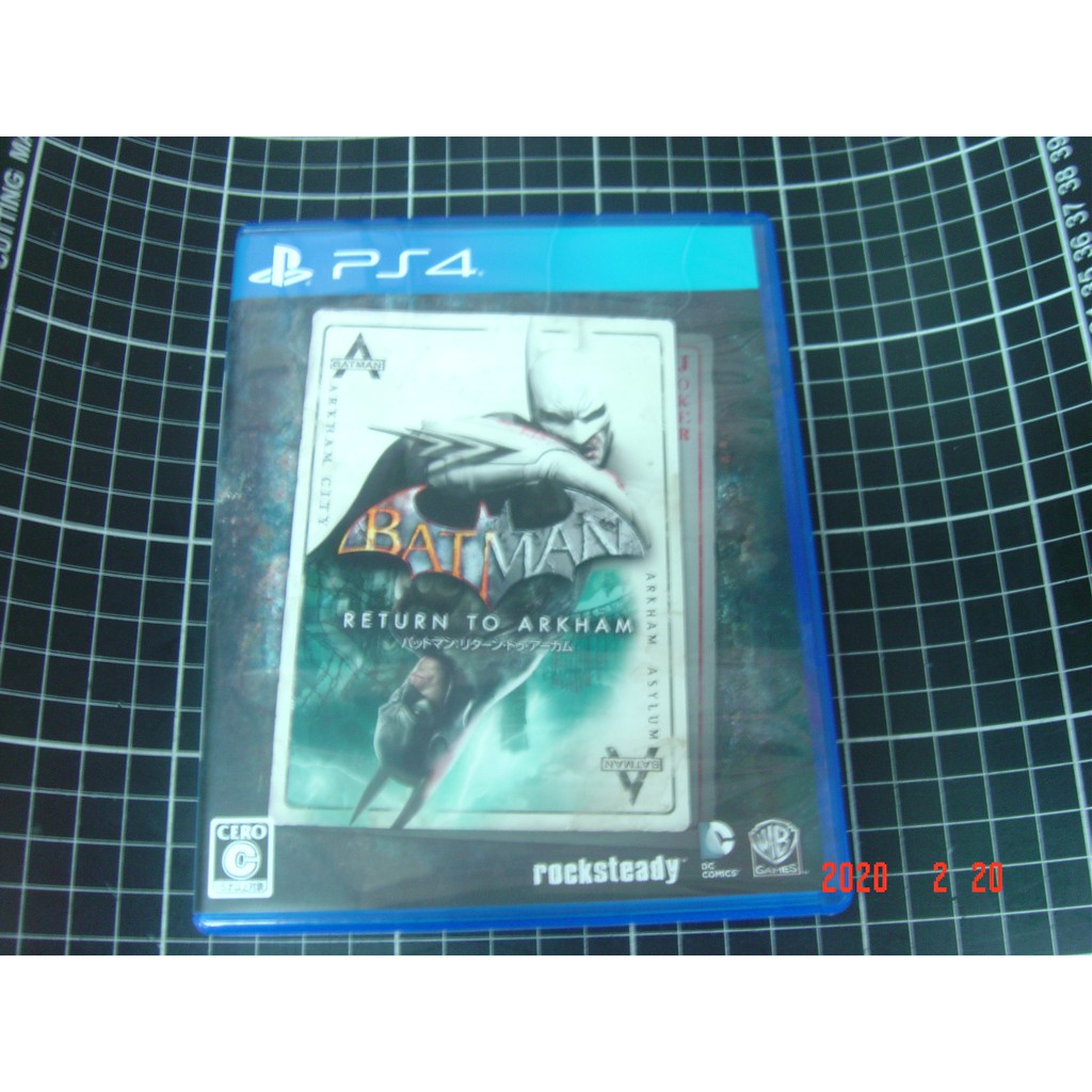 Ps4 蝙蝠俠重返阿卡漢batman 小丑大逃亡 阿卡漢城市 純日版 2區 二片裝很新 Yj 維二商店 蝦皮購物