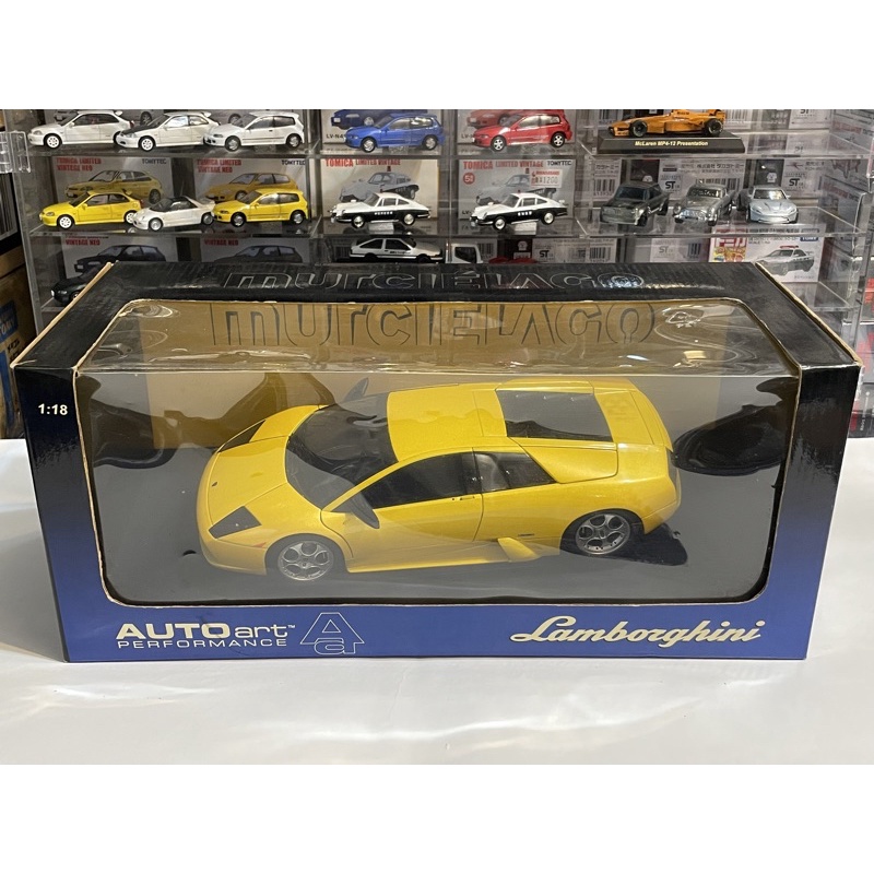 Autoart 1/18 Lamborghini Murcielago 黃 絕版品