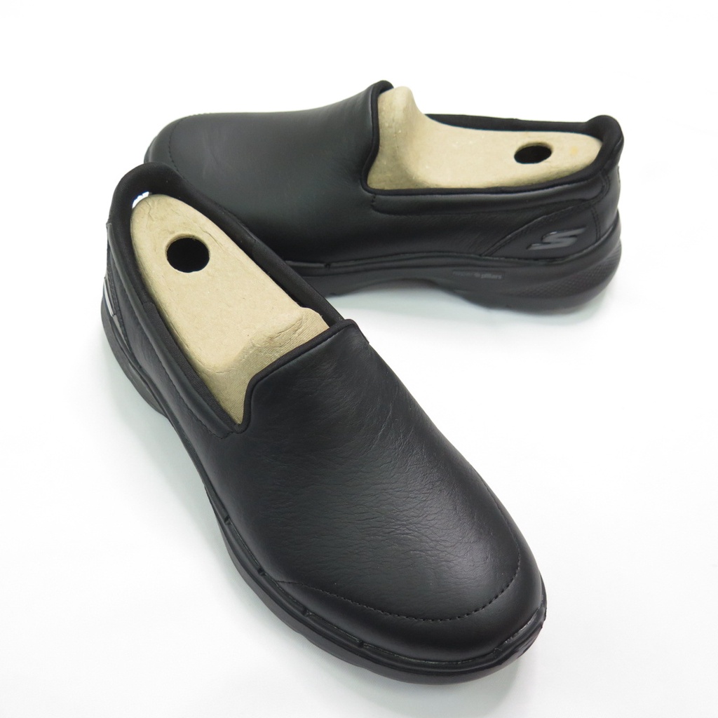 Skechers GO WALK 6 DORIN 女款 運動健走鞋 皮革 124511BBK 全黑【iSport商城】