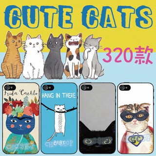 貓 貓咪 手機殼 玻璃殼 IPHONE8 PLUS IPHONE6 S PLUS IPHONE5S SE