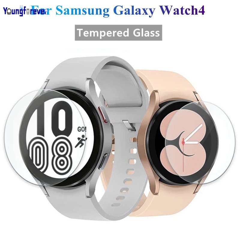 適用於三星 Galaxy Watch 4 40/44 毫米經典 42/46 毫米智能手表屏幕保護膜的鋼化玻璃保護膜