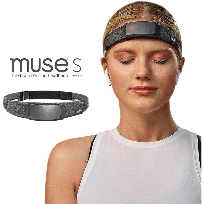 進階版:多了睡眠功能《台北快貨》Muse S: The Brain Sensing Headband 冥想減壓放鬆| 蝦皮購物