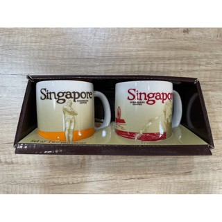 星巴克STARBUCKS espresso 迷你城市杯 3oz 兩入一組 新加坡 Singapore