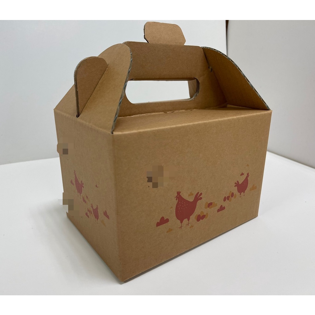 無現貨 2.5斤 牛皮彩色 公版雞蛋盒 手提禮盒 小盒裝  雞蛋盒一次性 雞蛋紙盒 工廠直送絕對優惠