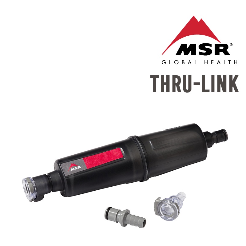 MSR美國 Thru-Link 吸管水袋濾水器 過濾器 2段式過濾 符合美國EPA飲用水標準 13236