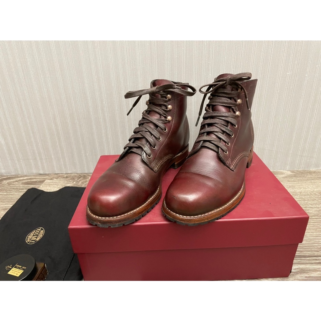 美國 Wolverine 1000 mile Boots 酒紅色 US:8D cordovan NO.8