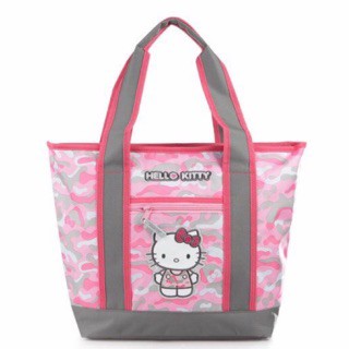 【✨親子童裝館✨】HelloKitty 側背提袋 肩背提袋 手提袋 迷彩包包 正版授權《HelloKitty凱蒂貓》