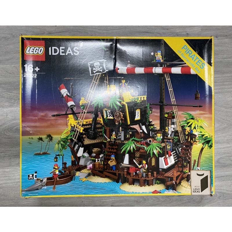 LEGO 21322 梭魚灣 海盜船(全新開盒)