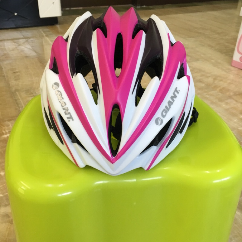 捷安特安全帽 GIANT ARCHER 自行車安全帽/消光粉紅白色//GIANT helmet