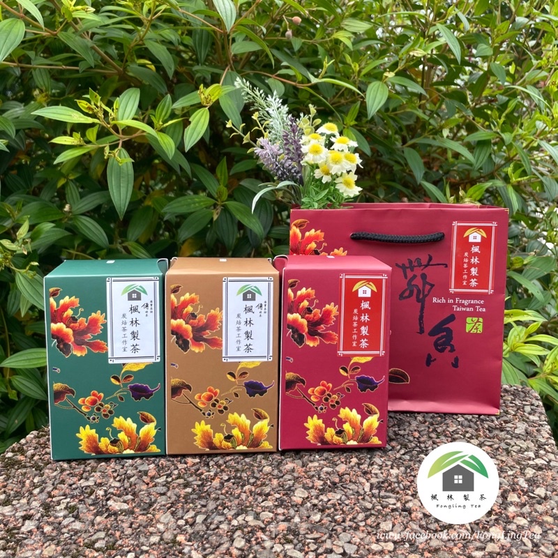 🎁年節禮盒【楓林製茶】《三大明星商品茶葉禮盒組》重焙鐵觀音(陳年老茶) + 炭焙石門鐵觀音+蜜香紅茶_茶葉禮盒