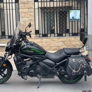 哈雷883機車馬鞍包 適用於harley巡航機車改裝機車馬鞍包 哈雷機車機車改裝品重機後座包排氣管