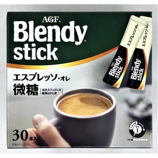 [哈日小丸子]AGF咖啡歐蕾-義式濃縮-微糖(30入)
