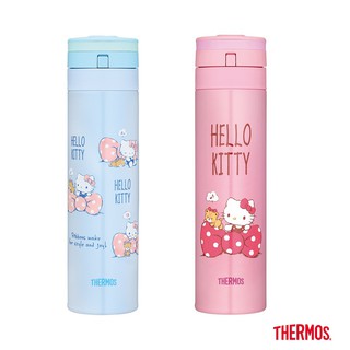 THERMOS 膳魔師 超輕量 不鏽鋼真空保溫瓶 KITTY 蝴蝶結篇 450ml JNS-450KT 保溫杯