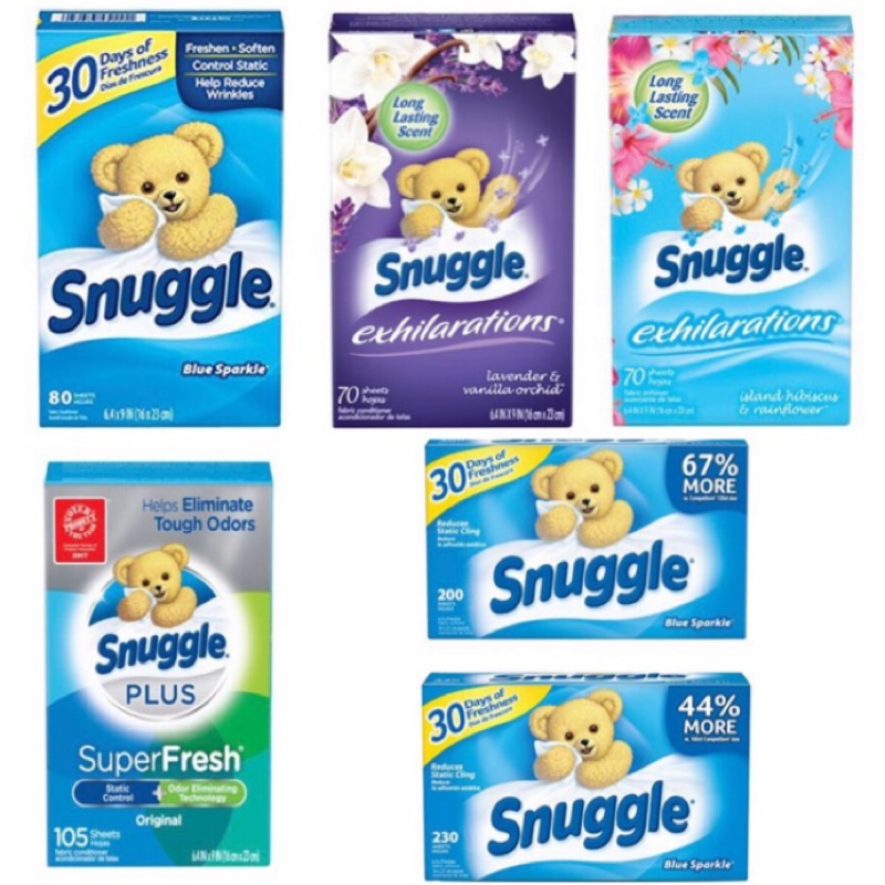(現貨+預購)熊寶貝 Snuggle 烘衣紙 藍藍香 新藍香 衣物香氛