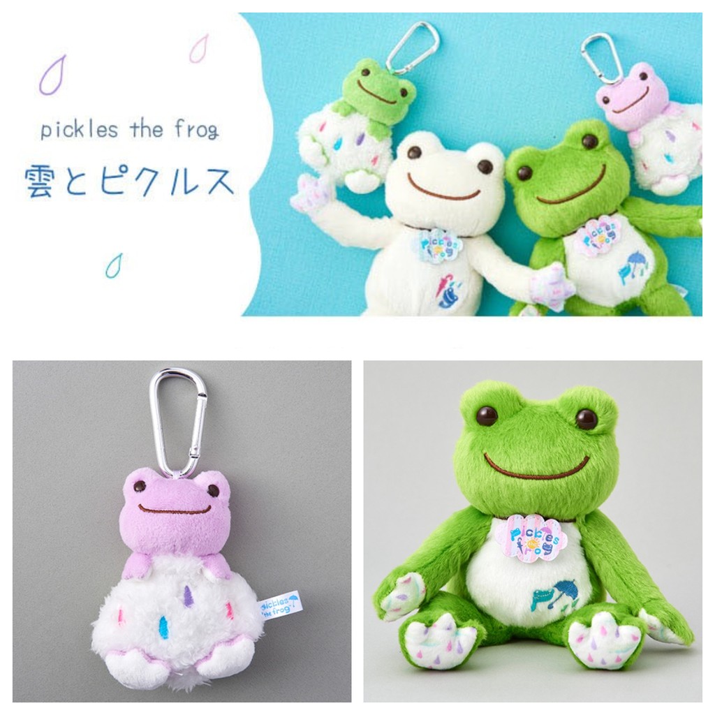 灰熊哈日🐻預購✨pickles the frog 《雲與pickles》日本青娃 絨毛娃娃 玩偶