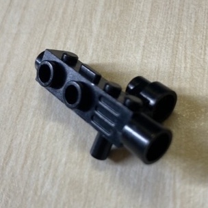 正版樂高LEGO零件(二手)-4360 太空槍 黑色