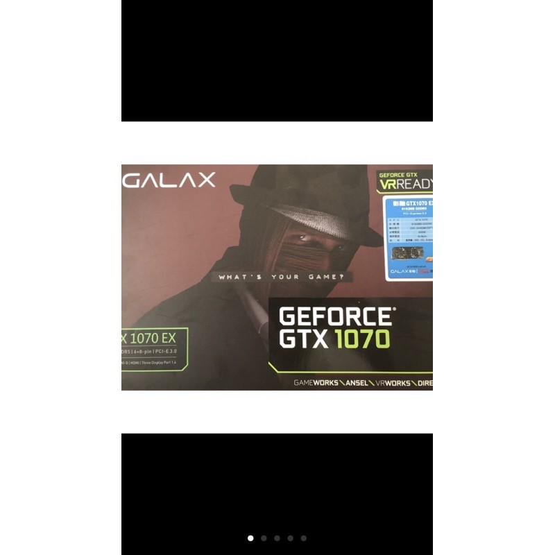 影馳 GALAX GTX1070 DDR5 8G 顯卡