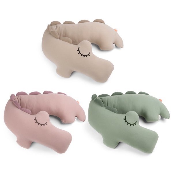 丹麥 DONE BY DEER Croco萬用枕(3色可選)孕婦枕|授乳枕|哺乳枕|側睡枕【麗兒采家】
