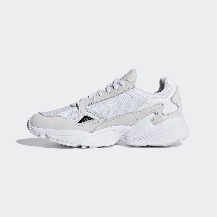 adidas falcon shoes white