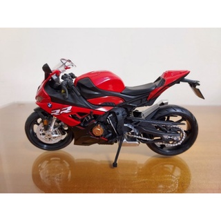 全新盒裝~1:12~寶馬 BMW S1000RR 紅色 重型機車模型
