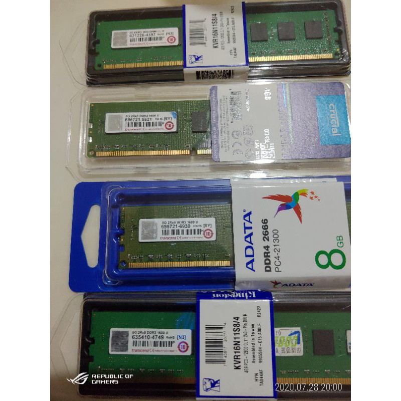 創見DDR3 1600 8G