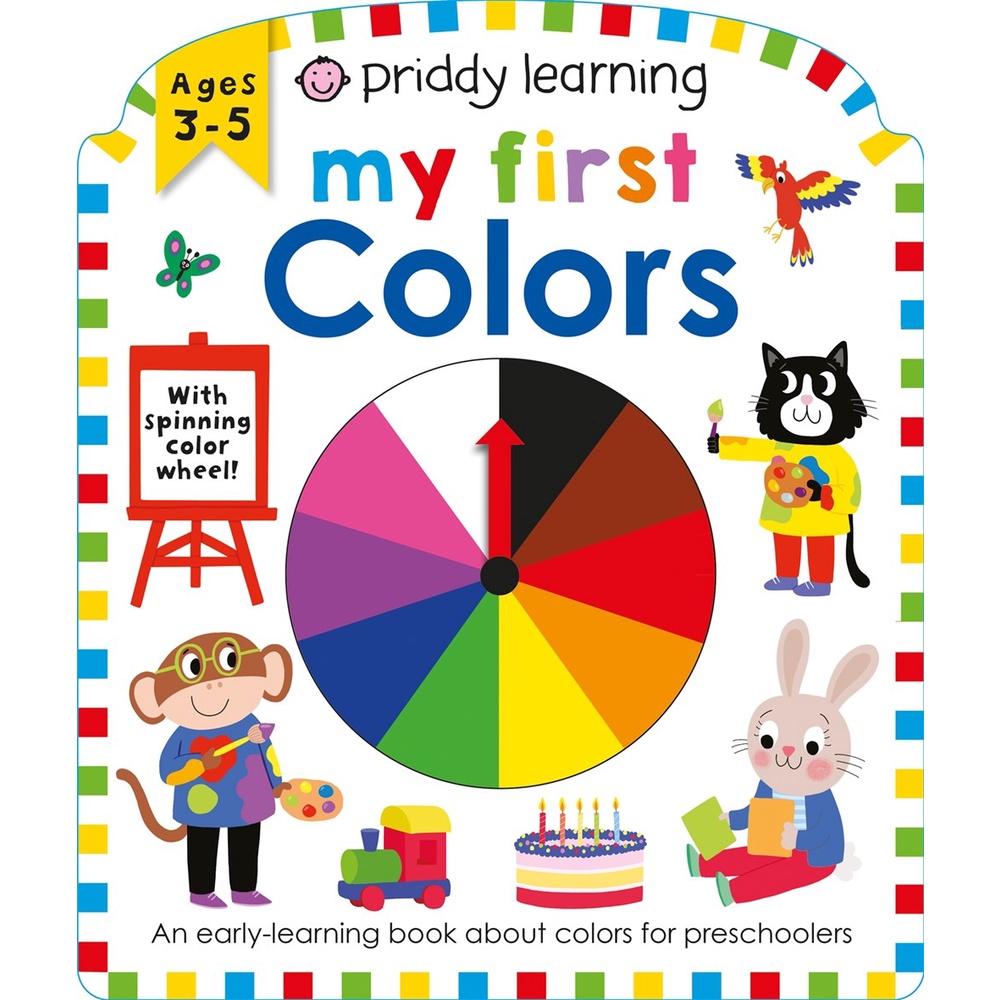 【Kidschool】Priddy Learning: My First Colors 我的第一本顏色遊戲書