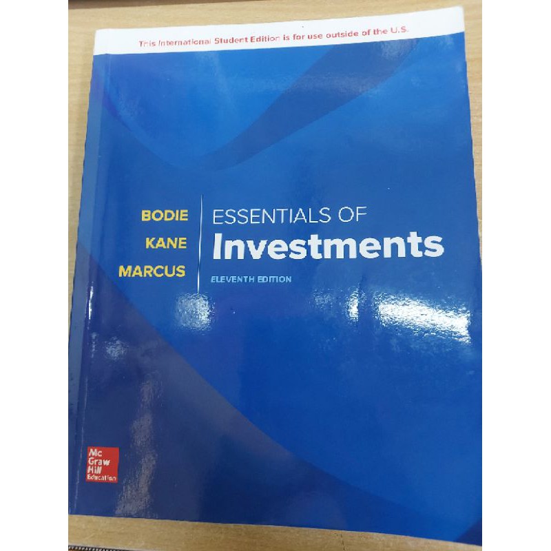 投資學原文書 Essentials of investments