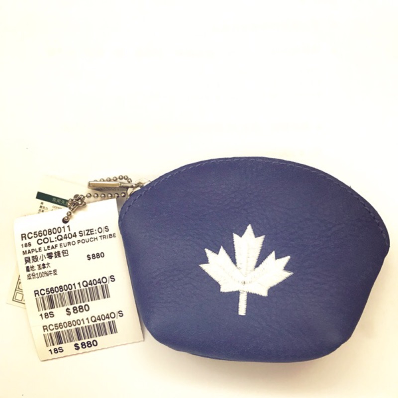 加拿大🇨🇦Roots全新正品貝殼小零錢包，購買附贈經典購物袋（小）。